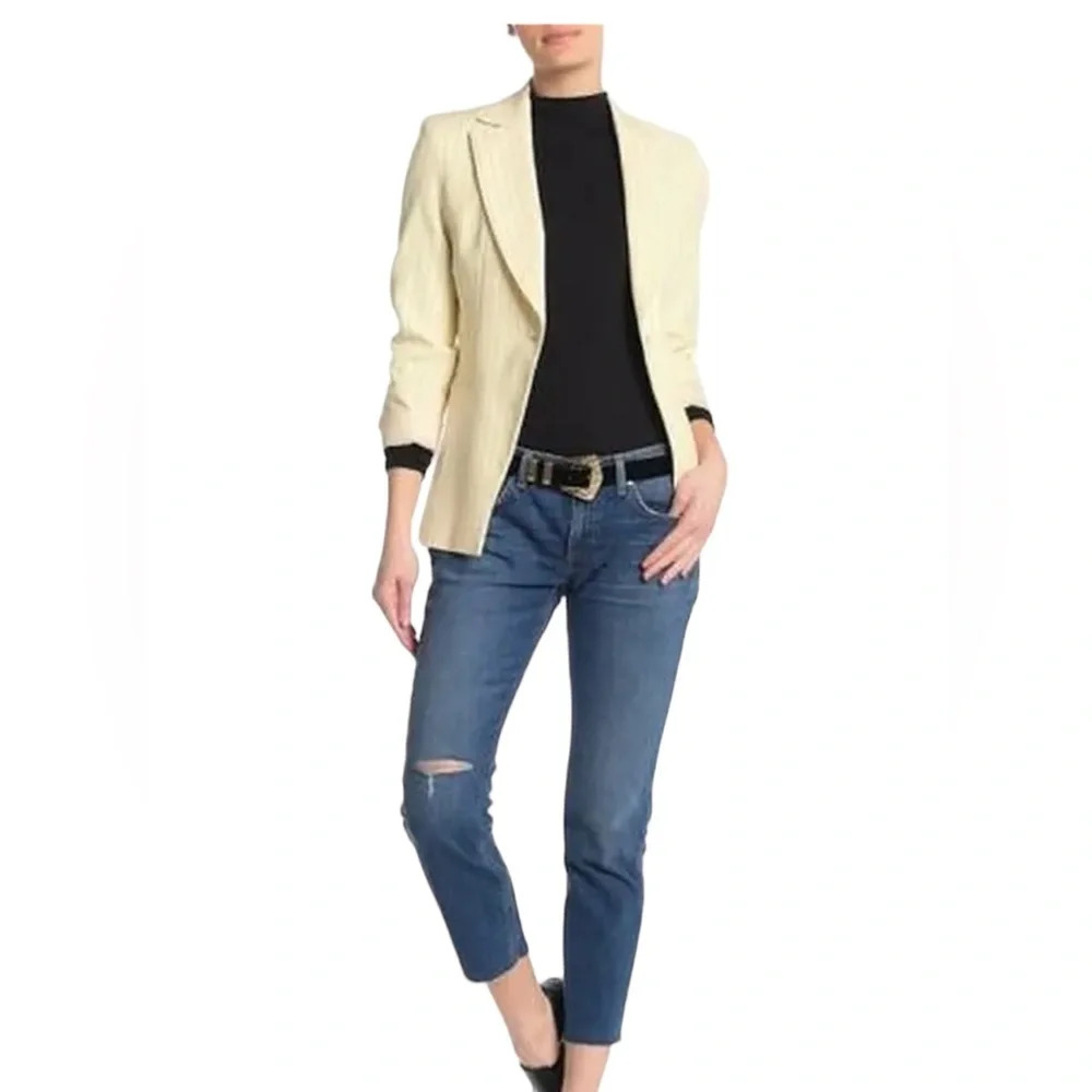 Rag & Bone Low Rise Slim Boyfriend Juni w/holes Dre Jeans 25